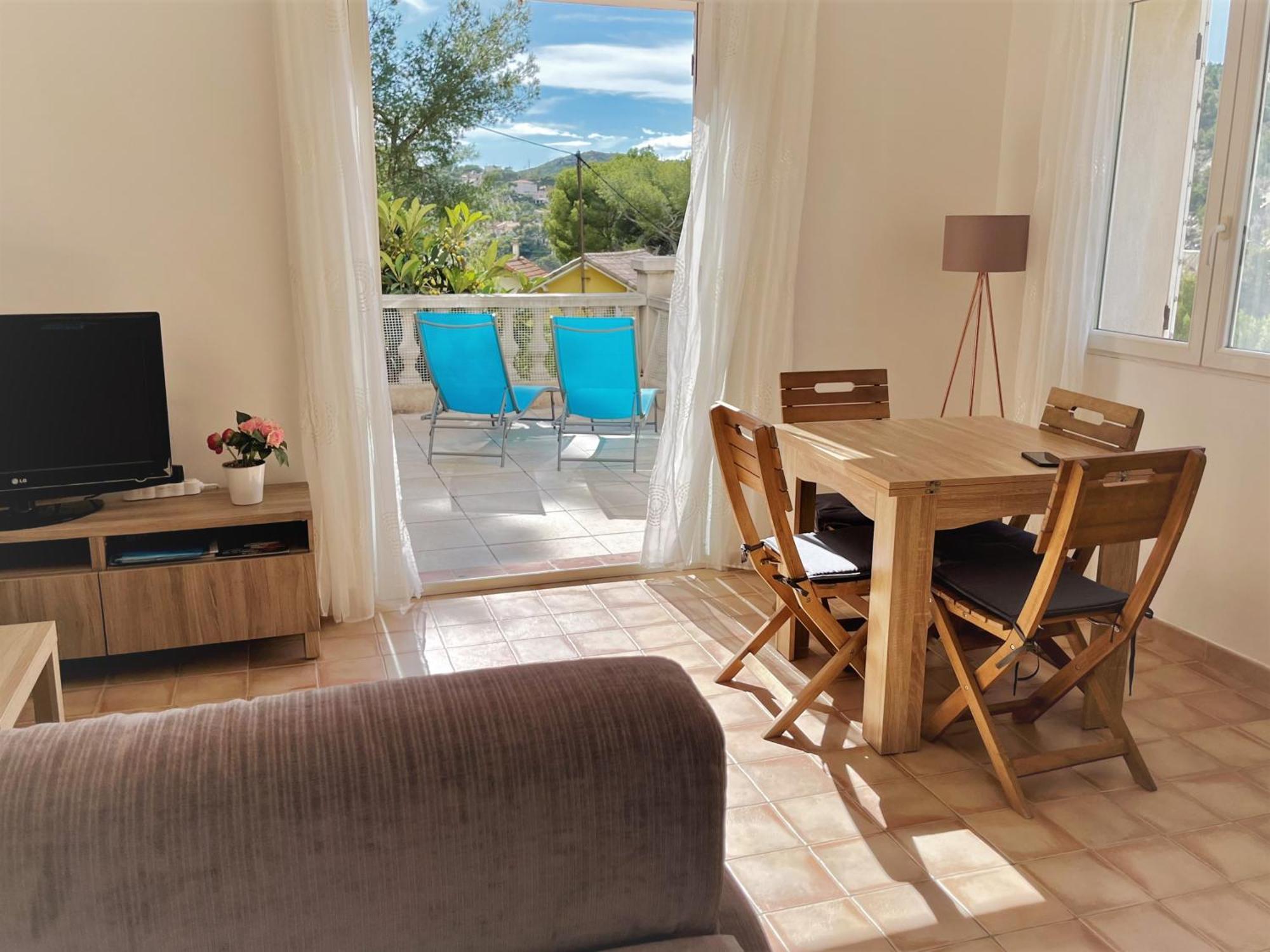 La Casa Calanquaise - Mer A 250M Accessible A Pied - T2 Spacieux Independant - Terrasse Ombragee 昂叙埃拉雷东 外观 照片