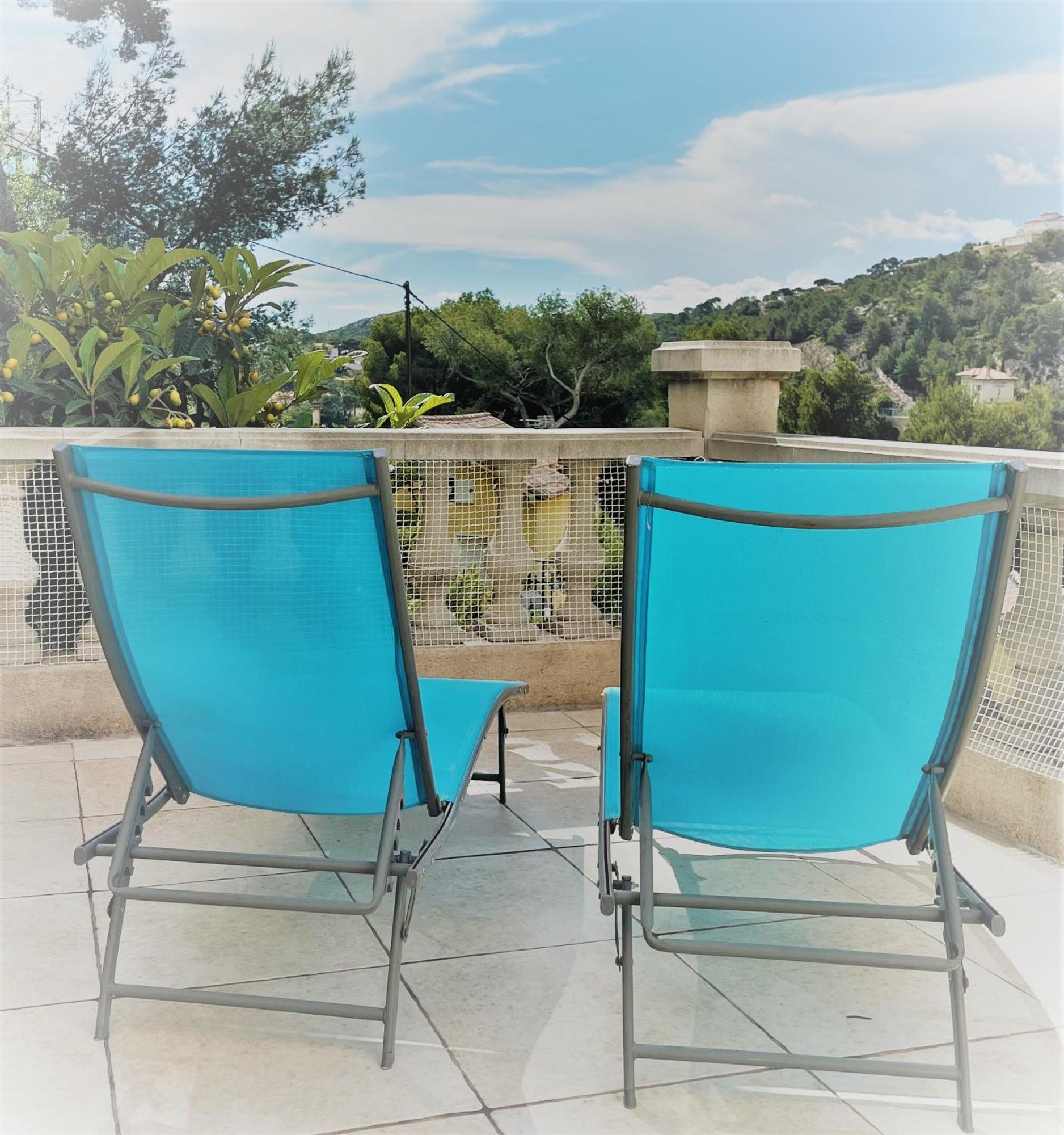 La Casa Calanquaise - Mer A 250M Accessible A Pied - T2 Spacieux Independant - Terrasse Ombragee 昂叙埃拉雷东 外观 照片